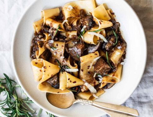 Παπαρδέλες με μανιτάρια