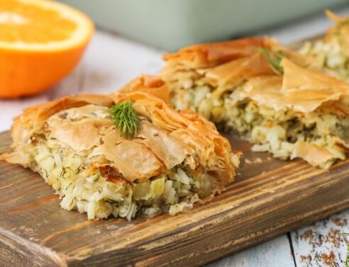 Συνταγή για μπακαλιαρόπιτα