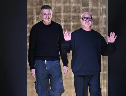 Στέφανο Γκαμπάνα και Ντομένικο Ντόλτσε σε επίδειξη μόδας