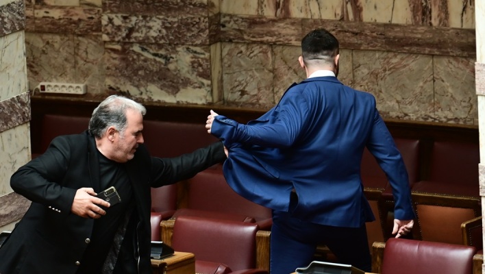 Περιστατικό ξυλοδαρμού στη Βουλή 