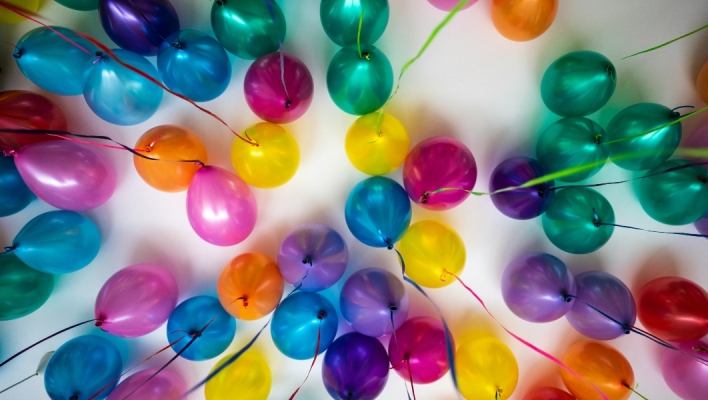 μπαλόνια πολύχρωμα