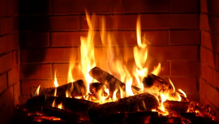 τζάκι, φωτια