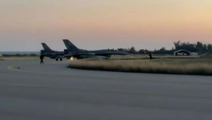 Έφτασαν στην Κύπρο τα ελληνικά F-16, εν πλω οι φρεγάτες «Κίμων» και «Κένταυρος»