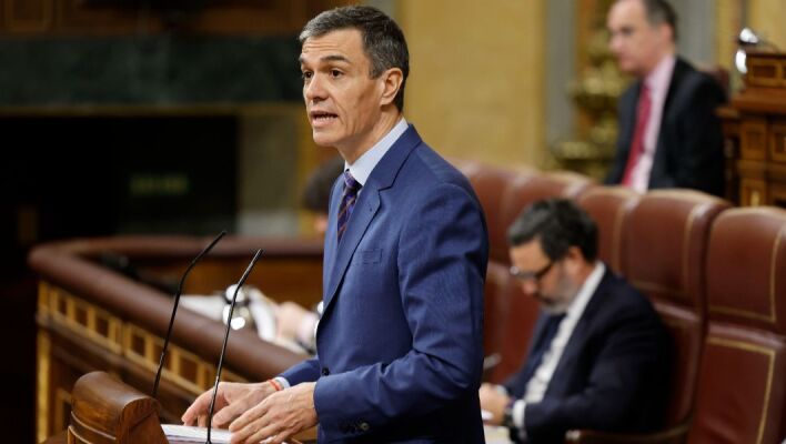 O Πέδρο Σάντσεθ στο ισπανικό κοινοβούλιο