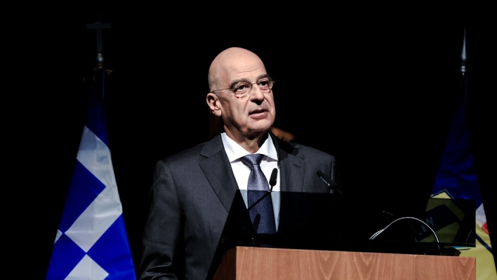 Ο υπουργός Εθνικής Άμυνας, Νίκος Δένδιας στην εκδήλωση για τον εορτασμό της Ημέρας των Ενόπλων Δυνάμεων, στο Μέγαρο Μουσικής Αθηνών