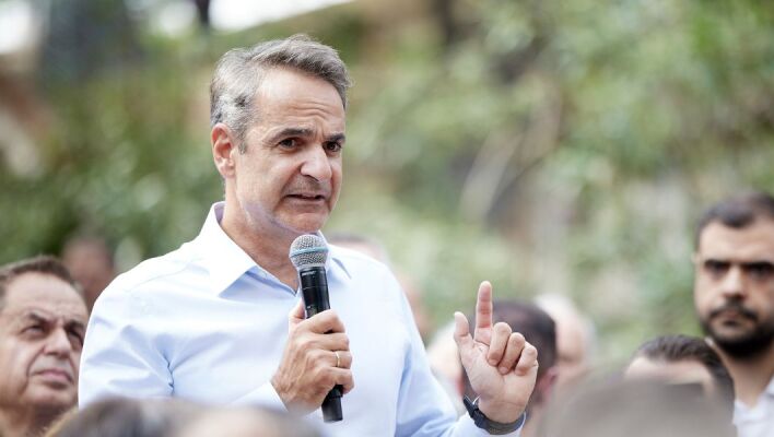 Ο Κυριάκος Μητσοτάκης 