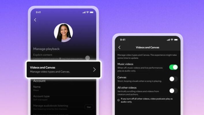 Το Spotify λανσάρει νέους διακόπτες ελέγχου για την πλήρη απενεργοποίηση βίντεο σε μουσική και podcasts, διαθέσιμους και για τα οικογενειακά πακέτα