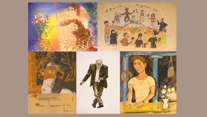 Ο Σπήλιος Ζαχαρόπουλος και οι ζωγράφοι φίλοι του 