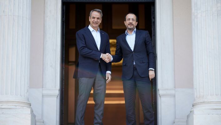 Πλήρη στήριξη στις πρωτοβουλίες Χριστοδουλίδη για το Κυπριακό εξέφρασε ο Κυριάκος Μητσοτάκης - Συντονισμός ενόψει της επίσκεψης του ΓΓ του ΟΗΕ