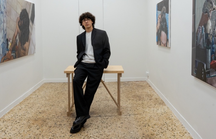 Ο γκαλερίστας Ηλίας Τσιόφας 