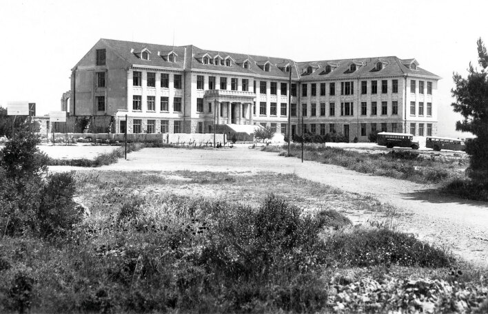 To Μπενάκειο χωρίς τη δυτική πτέρυγα, 1930