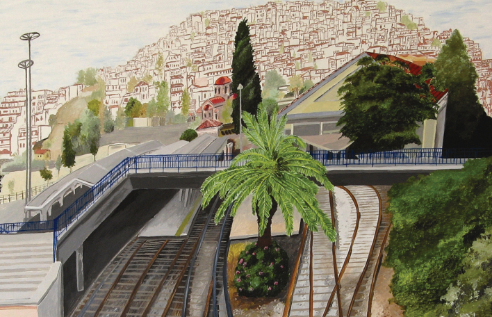 «Κοιτάζοντας την Καστέλα», έργο του Κωνσταντίνου Στεφάνου