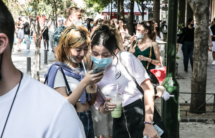 Ασιάτες τουρίστες στην Αθήνα