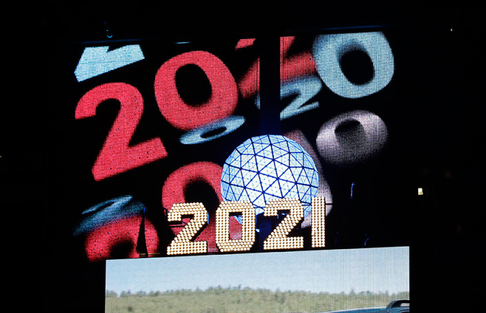 2020-2021: Παραμονή Πρωτοχρονιάς στην Times Square