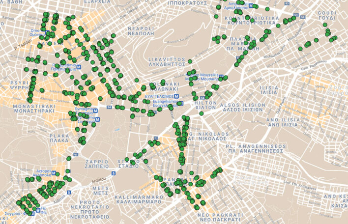 Χάρτης Αθήνας