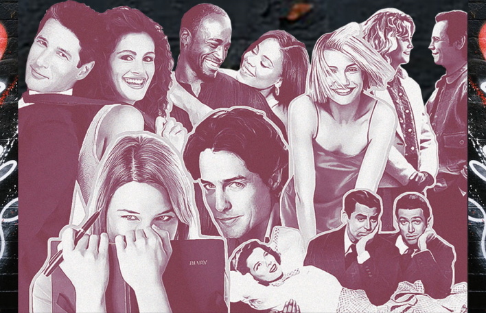 Ένα κολάζ από ταινίες που μπορεί να δει κάποιος την ημέρα του Αγίου Βαλεντίνου.