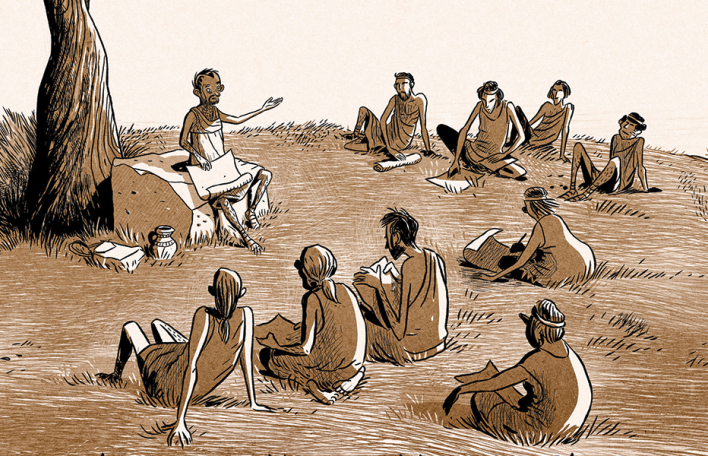 «Αριστοτέλης», το κόμικς των Αλέκου Παπαδάτου & Τάσου Αποστολίδη (Εκδ. Ίκαρος)