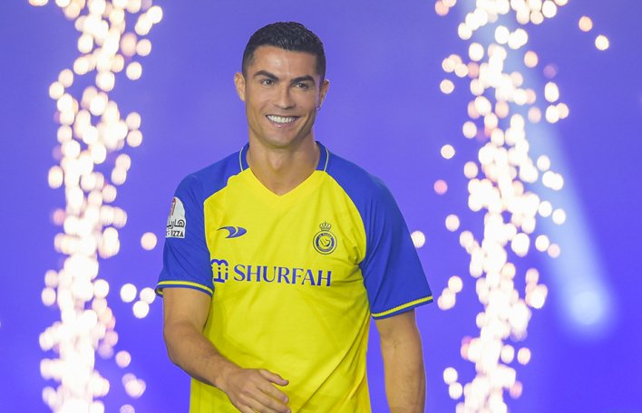 Ο Cristiano Ronaldo με την εμφάνιση της Al Nassr Player