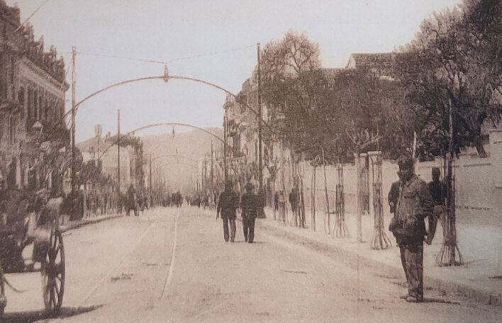 Η οδός Σταδίου στις αρχές του 20ού αιώνα