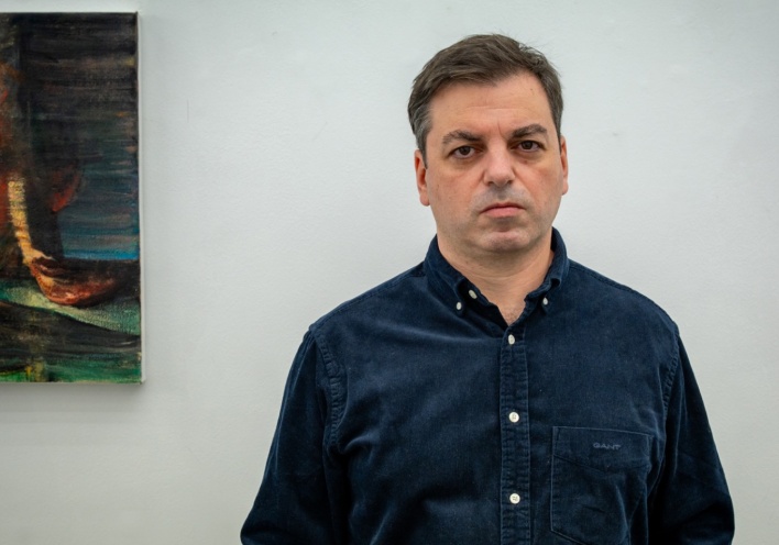 Ο ζωγράφος Νίκος Ασλανίδης