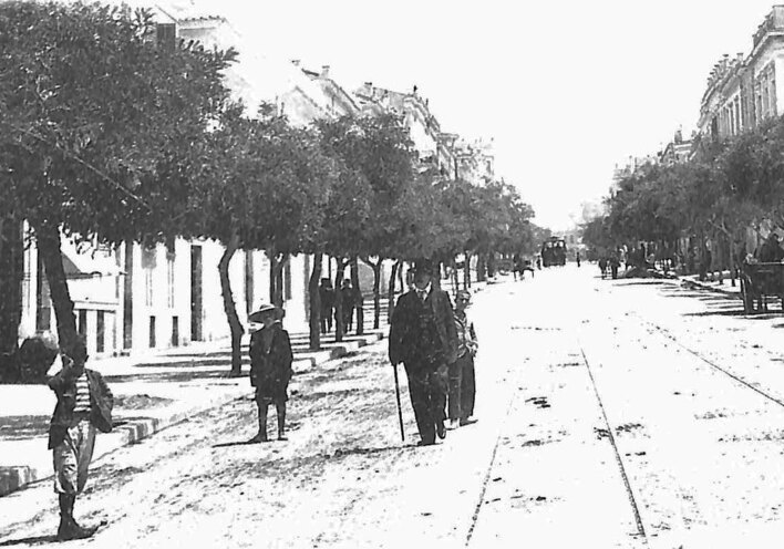 Η οδός Πειραιώς το 1900