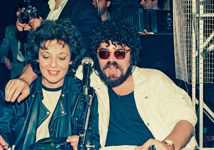 Λιάνα Κανέλη και Σταμάτης Κραουνάκης | «Εργοστάσιο» τέλη δεκαετίας 80