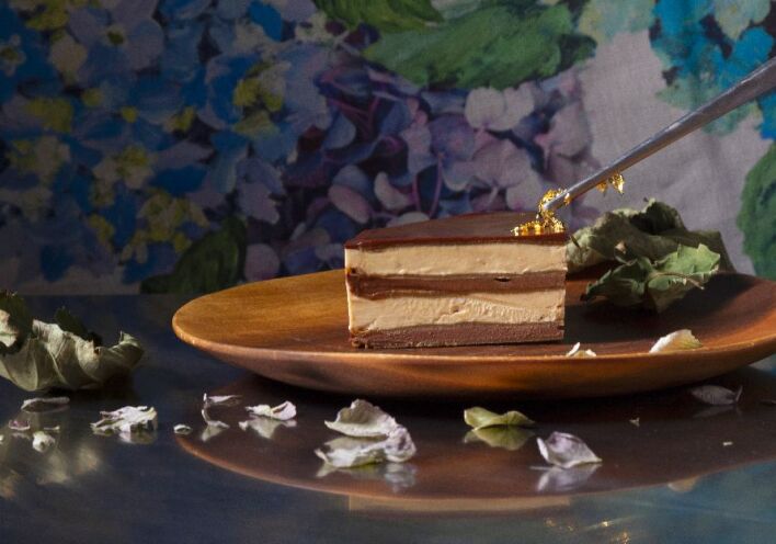 Τούρτα Όπερα με κρέπες