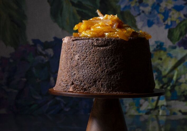 Σαρλότ σοκολάτας με κρέπες