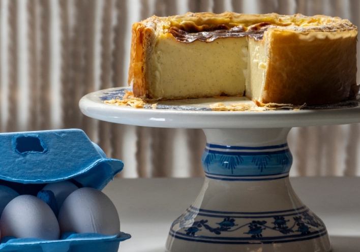 Ψητή κρέμα με φύλλο κρούστας