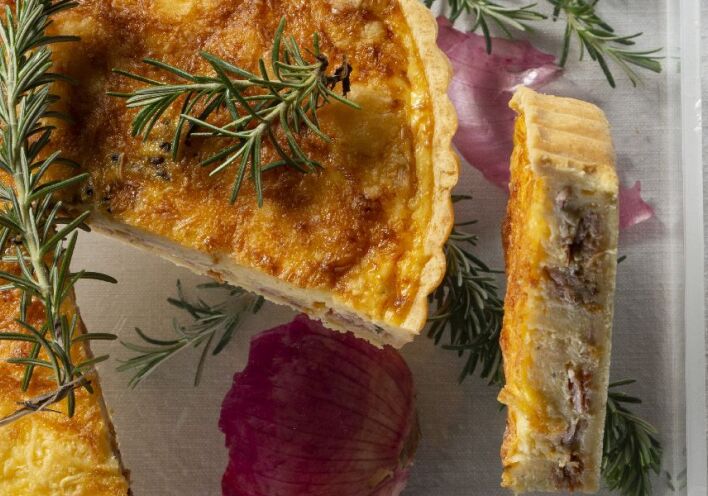 Συνταγή για Κις Λορέν με μπέικον από τον Στέλιο Παρλιάρο