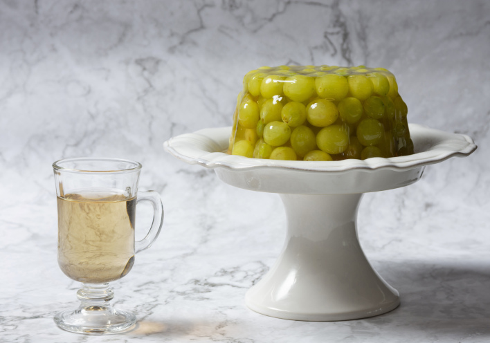 Ζελέ από γλυκό κρασί Σάμου 