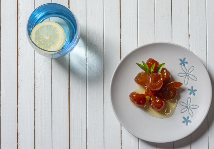 Γλυκό του κουταλιού με κουμκουάτ Κέρκυρας 