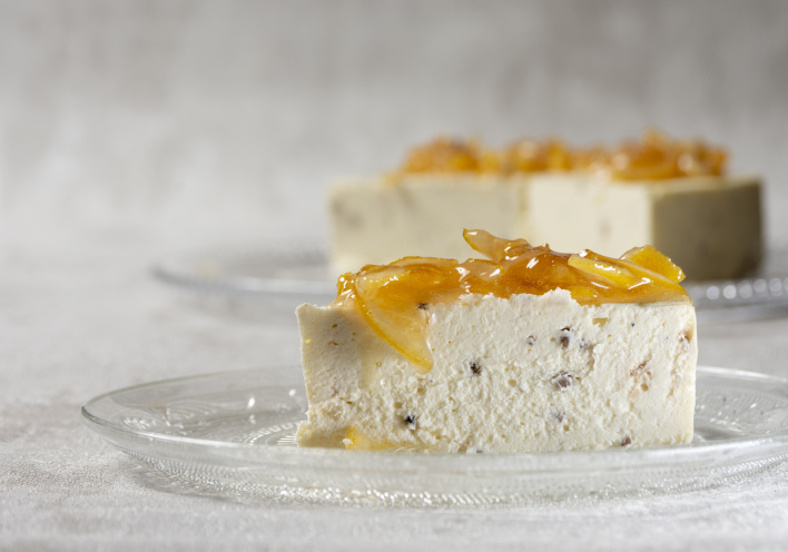 Cheesecake με τυρί μανούλι Καρπάθου