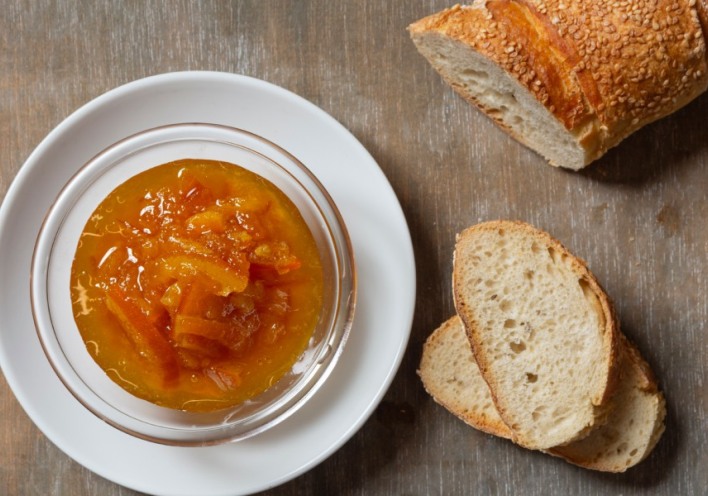 Γλυκό του κουταλιού πορτοκάλι από την Καλαμάτα