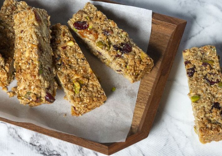 Mπάρες βρόμης µε µαστίχα