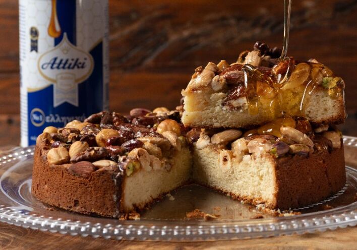 Χριστουγεννιάτικη πίτα με μέλι Αττική