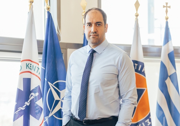 Ο υπουργός Κλιματικής Κρίσης και Πολιτικής Προστασίας, Γιάννης Κεφαλογιάννης