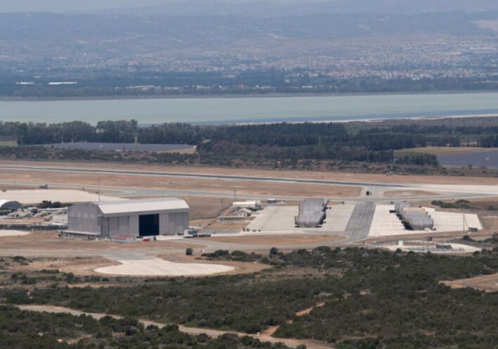 Πανοραμική άποψη της Βρετανικής Βάσης στο Ακρωτήρι της Κύπρου