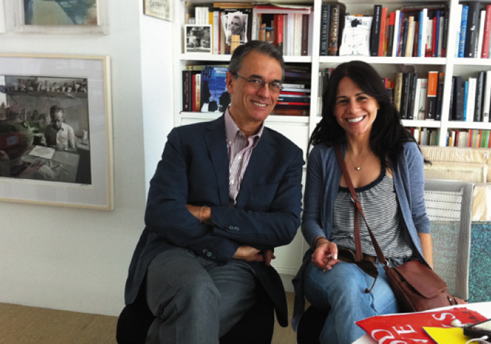 Ο ποιητής Χάρης Βλαβιανός συζητάει με τη Natalie Bacopoulos