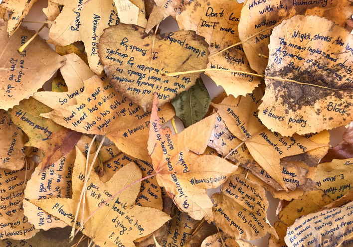 #LeavesPoetry - Ποίηση σε νεκρά φύλλα
