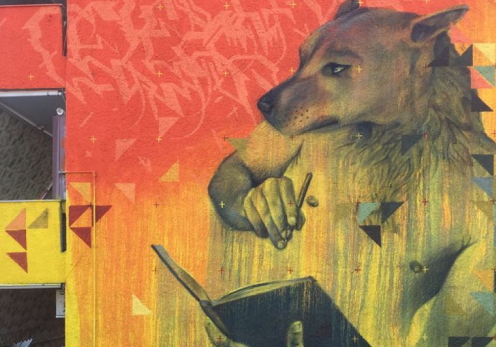 Μία τοιχογραφία στον Βόλο αφιερωμένη στα αδέσποτα ζώα