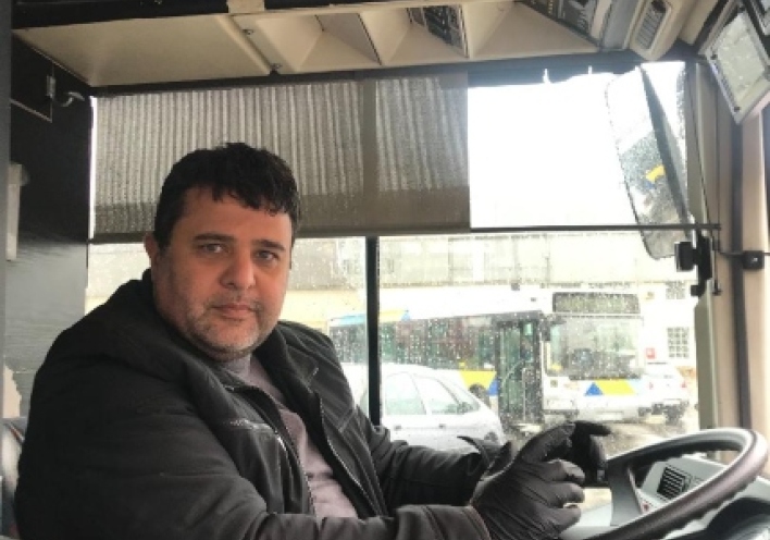 Άρης Νικολάου,οδηγός αστικού λεωφορείου