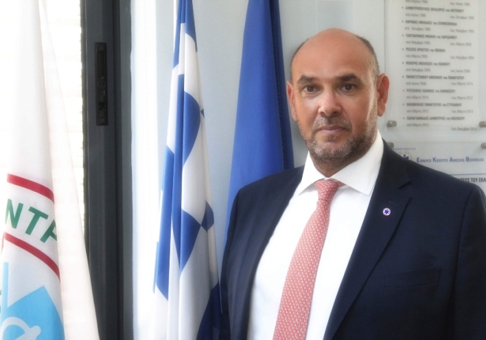 Ο πρόεδρος του ΕΚΑΒ, Νίκος Παπαευσταθίου