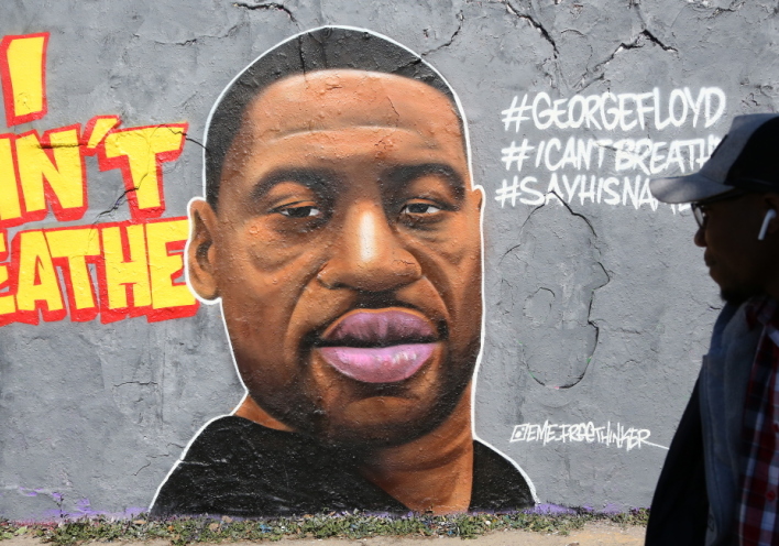 Τζορτζ Φλόιντ street art