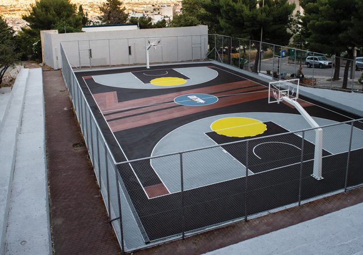 Το γήπεδο Μπάσκετ της Αγίας Βαρβάρας