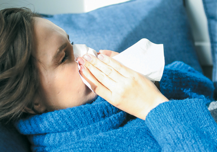 Άρρωστη γυναίκα