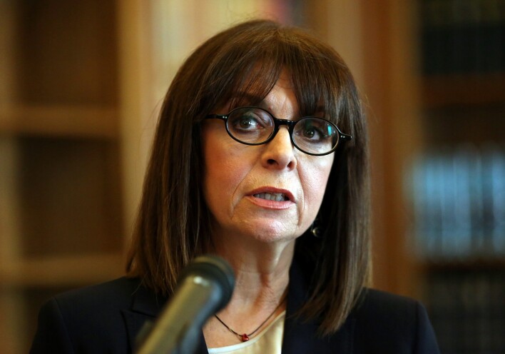 Η Πρόεδρος της Ελληνικής Δημοκρατίας Κατερίνα Σακελλαροπούλου