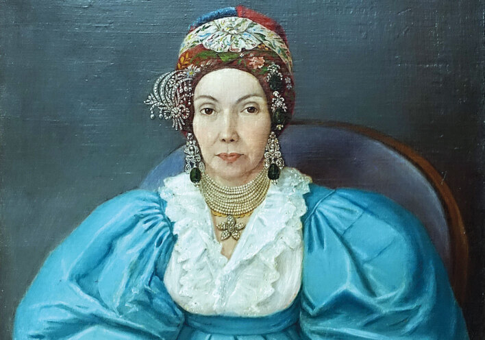 Εικόνα από το βιβλίο «Μόδα και Πολυτέλεια στη Βλαχία της Ελληνικής Επανάστασης», εκδόσεις Ακρίτας-Πορφύρα