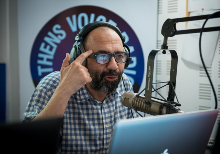 Ο δημοσιογράφος Νίκος Ζαχαριάδης