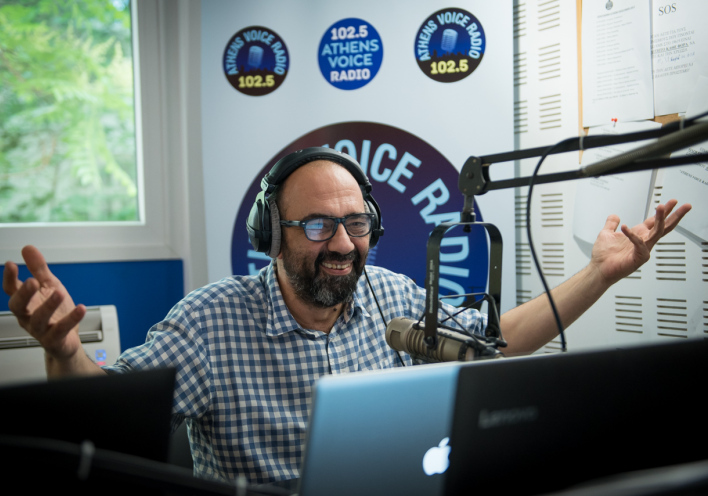 Ο δημοσιογράφος Νίκος Ζαχαριάδης